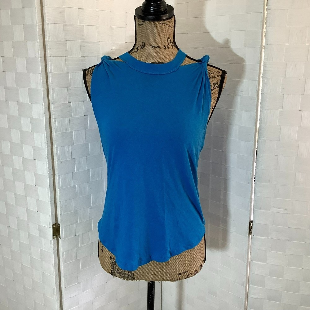 We the free blue twist tank top size XS never used